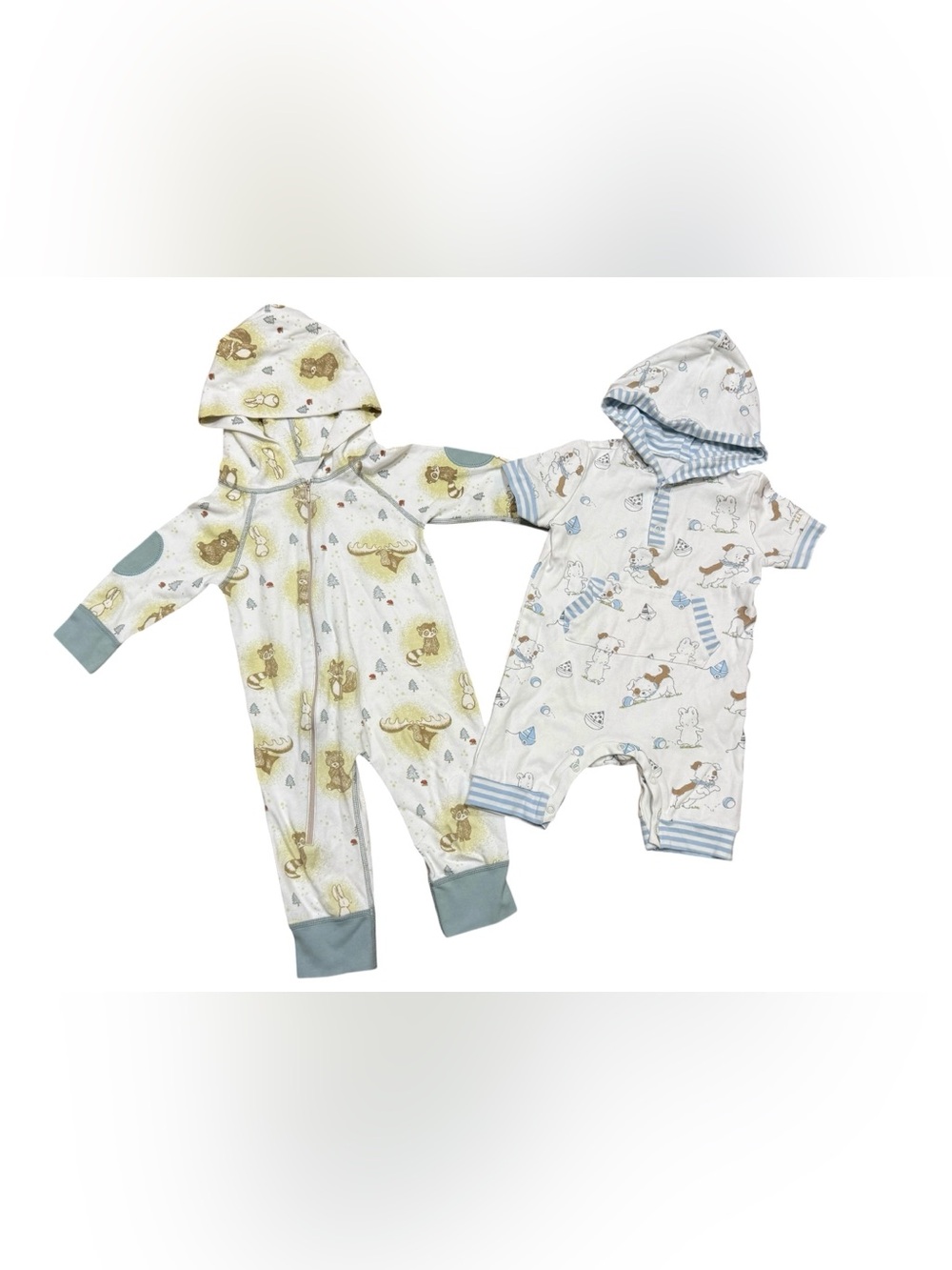 Bunnies by the Bay Baby Boy Romper Bundle Size 6-12 & 9-12 month NWOT Bundle